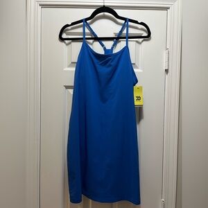 Vibrant Blue Strappy Exercise Dress Size Medium
NWT